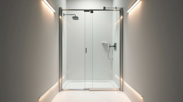 Baignoire-douche angle : une solution astucieuse pour gagner de l'espace