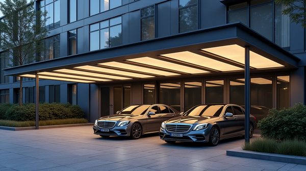 Créer une ambiance moderne et durable avec une ombrière de parking